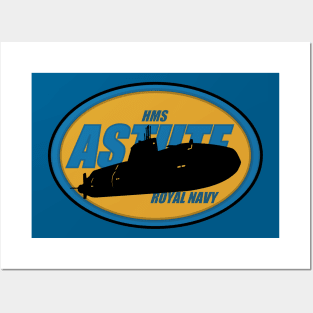 HMS Astute Royal Navy Posters and Art